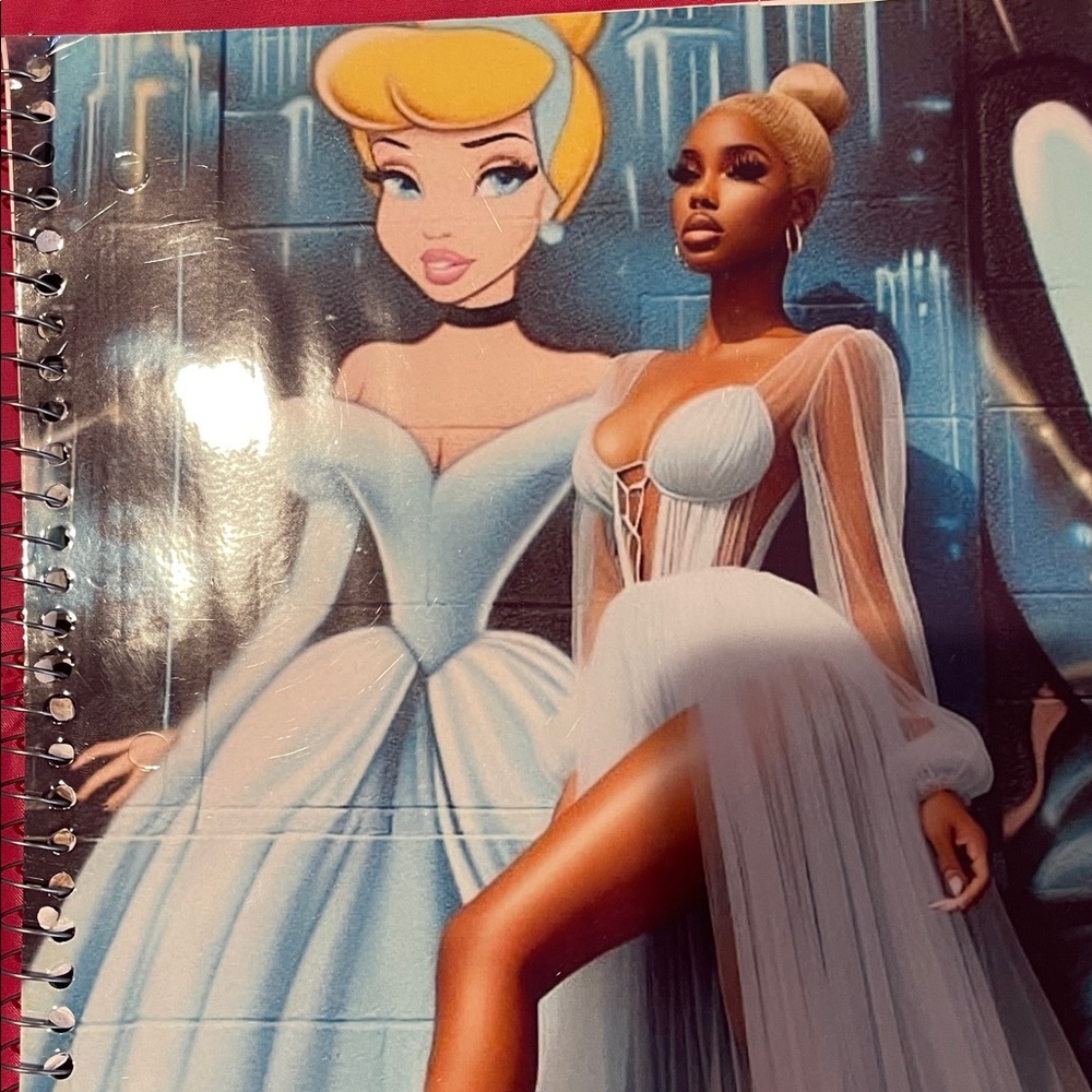 One of a kind princess themed notebook 🧩